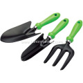 3 PCS Green Carbon Steel Gardening Hand Tool Set gardening tools and equipment garden supplies tools